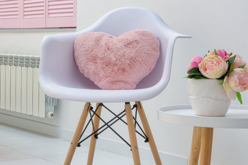 heart pillow home decor